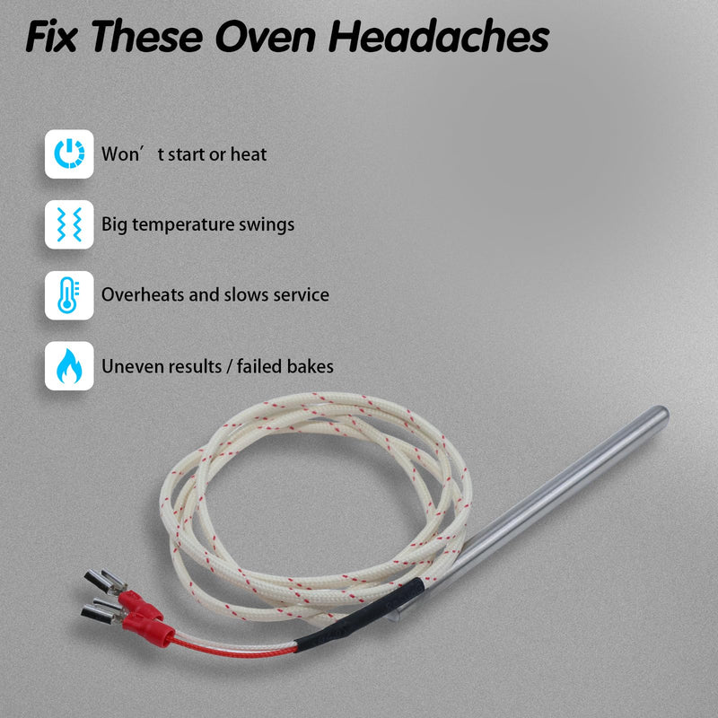 [Australia - AusPower] - 353589-1 Oven Temperature Probe, for Vulcan Hart WKGD/ECO2D/ECO4D/ECO6D/GCO2D/SG4D/VC4EC/VC4GD/VC6EC/VC6ED — Replaces 00-353589-00001, 44-1235, VH353589-1 