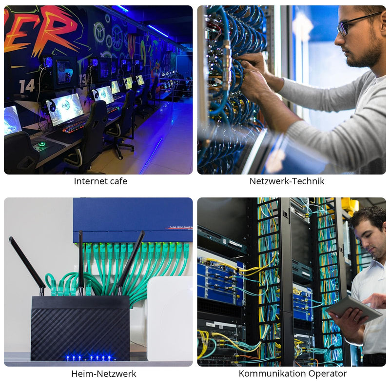 [Australia - AusPower] - YGiTK Network Cable Tester POE/RJ45 Tester, Multifunctional Network Tester with LCD, Cable CAT5/CAT5e/CAT6/Cat7/Cat8 Tracker, Detector for Checking Short Circuit, Cross & Interrupt State 