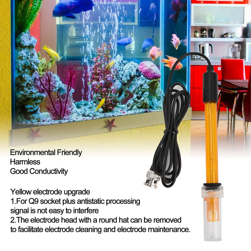 [Australia - AusPower] - Electrode Probe, 1999mV ORP Replacement Prob, Good Electrical Conductivity, Suitable for ORP Instruments Controllers with BNC Connectors. 