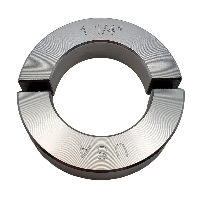 [Australia - AusPower] - 1.25" Bore Diameter - Clamping Two Piece Shaft Collar - 2024 Aluminum (4 Pack) 1.25" Bore 4 