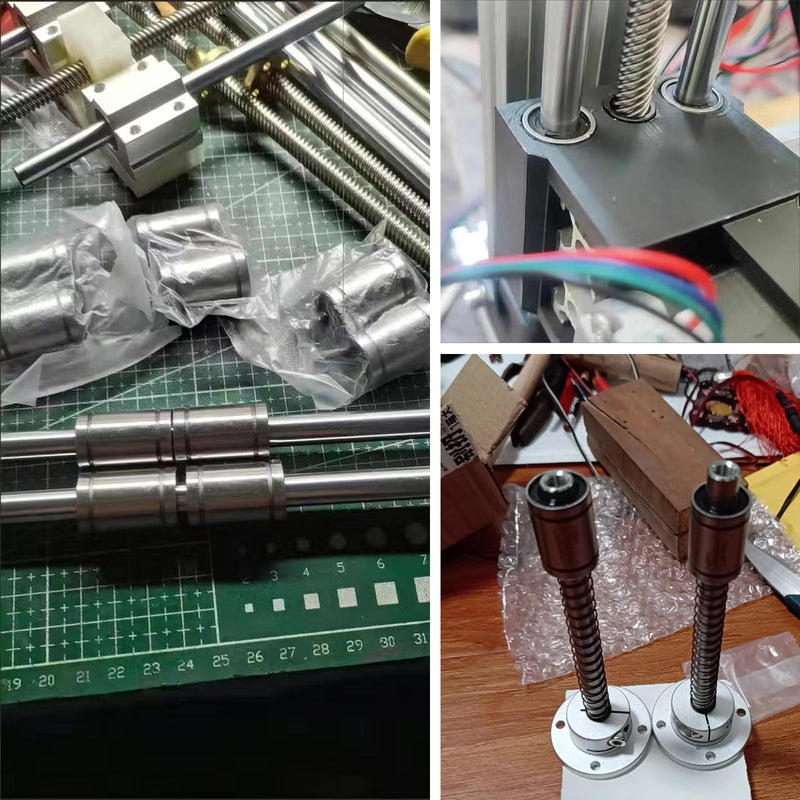 [Australia - AusPower] - LME12UU Linear Ball Bearings 12mm Bore 22mm OD 32mm Length, Use for CNC Machine Tools 3D Printer Mechanical Sliding Tables 2 PCS LME12UU - 12 * 22 * 32 mm 