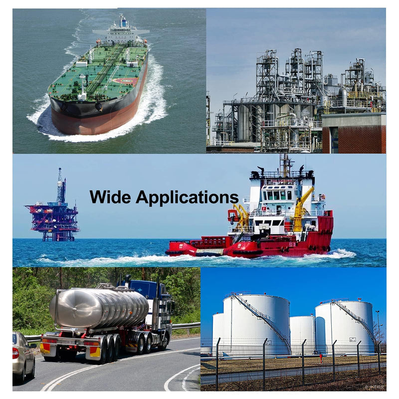 [Australia - AusPower] - Oil Gauging Tape, Sounding Tape Measure with 560g/20oz Brass Plumb bob, Oil Tank Gauging Tapes-16Ft/5M 5 m 