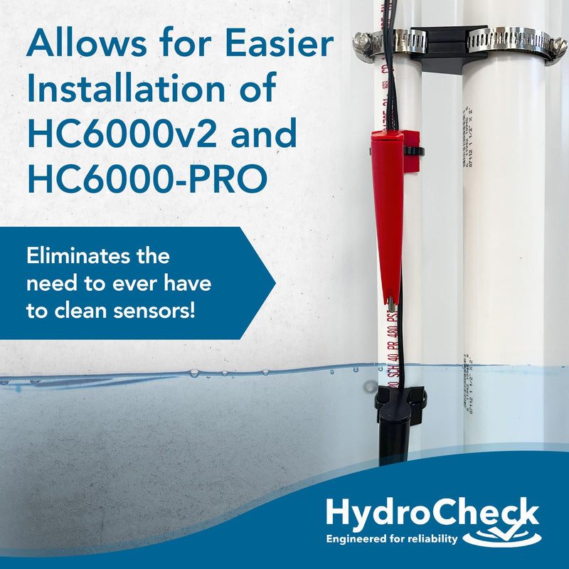 Sensor Installation Kit for HC6000V2 & HC6000 For Float Switches - Eliminates Stray Paths, Prevents False Triggers from High Iron & Mineral Content Water - 3/4 PVC Pipe Not Included Sensor Installation Kit for HC6000v2