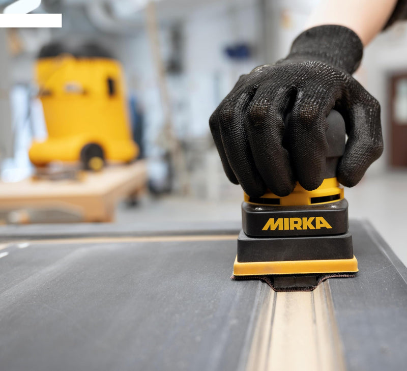 Mirka Foam Interface Profile Pad 75 x 100 mm Medium for Deodorants | Foam interface profile pad 10 mm medium for dust-free grinding DIY projects smooth finish easy adjustment