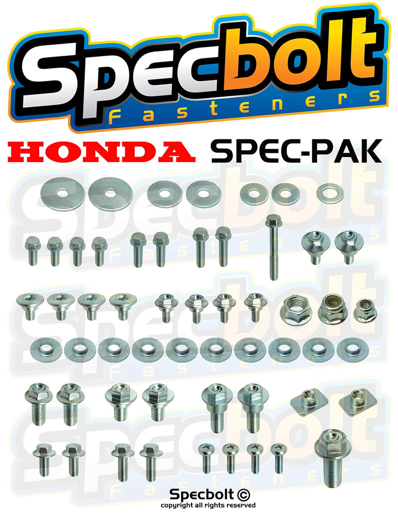[Australia - AusPower] - Specbolt Fasteners Brand Spec-Pak fits CR CRF Fastener Kit CR125 CR250 CR500 CRF150 CRF250 CFR450 1996 to Current. XR XL CRF-F 