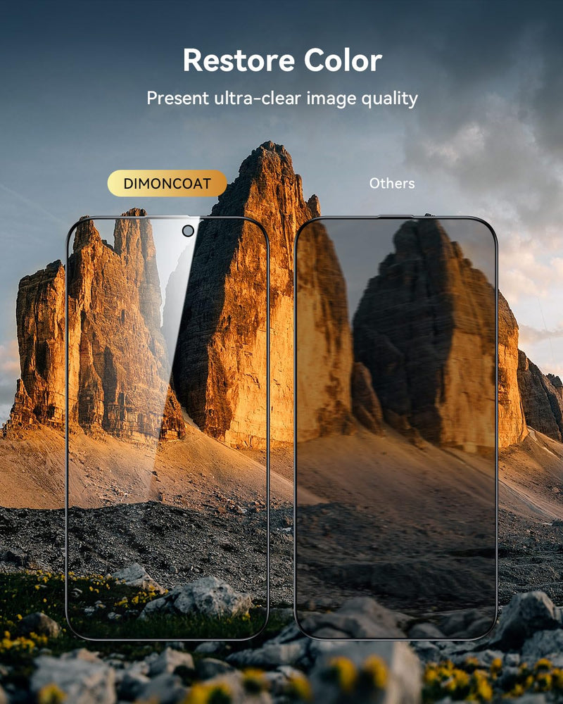 [Australia - AusPower] - DIMONCOAT 4-PACK for iPhone 15 Pro Max Privacy Screen Protector [Auto Alignment Kit] [10X Military Protection] Compatible iPhone 15 Pro Max 6.7 inch Tempered Glass Film [Case Friendly] iPhone 15 Pro Max-6.7 Inch 
