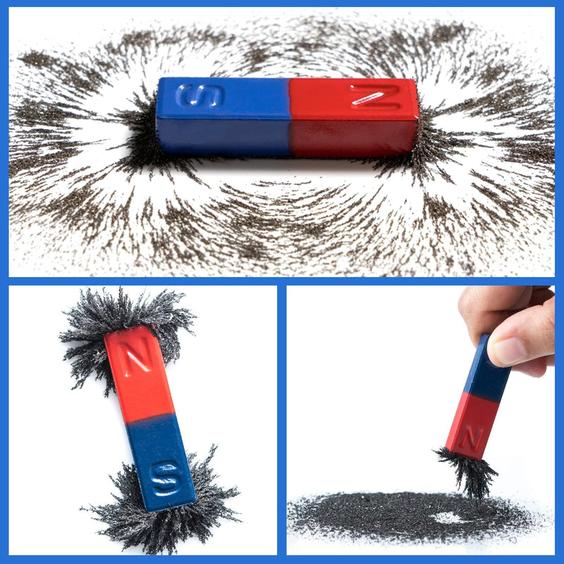 [Australia - AusPower] - Magnetic Sand, 1 Pound Iron Filings, Iron Powder Filings Magnetic Power for Magnet Education and School Experiments Learning, Iron Oxide Powder Shavings for Science 16 Ounces 