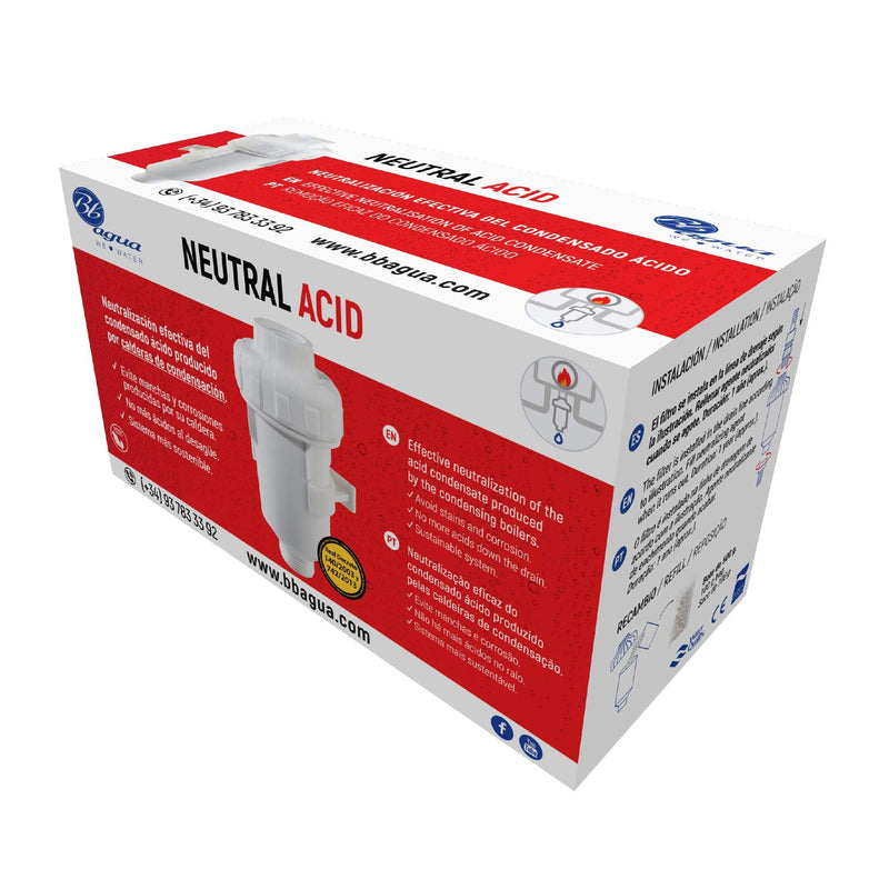[Australia - AusPower] - Neutral Acid Filter Neutralises the acid condensate generated by the boiler, prolongs life and reduces maintenance. Easy cleaning and maintenance. Bbagua. 