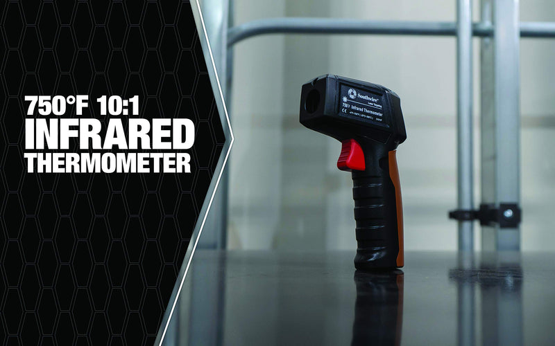 [Australia - AusPower] - Southwire 31011F, 750◦F 10:1 Distance to Spot Infrared Thermometer, Temperature Range -4F to 752F (-20C to 400C), Emissivity Fixed at 0. 95, Data Hold 