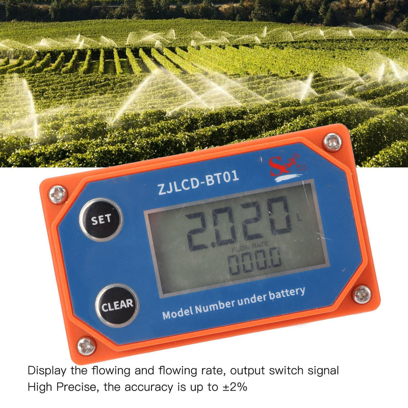 Water Flow Meter Multi Water Flow Meter Acid Resistance Large Measuring Range for Watering Farmland