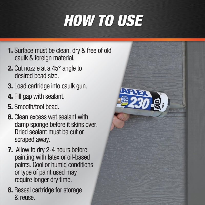 [Australia - AusPower] - Dap 18286 Dynaflex 230 Sealant 10.1-Ounce, Aluminum/Grey 