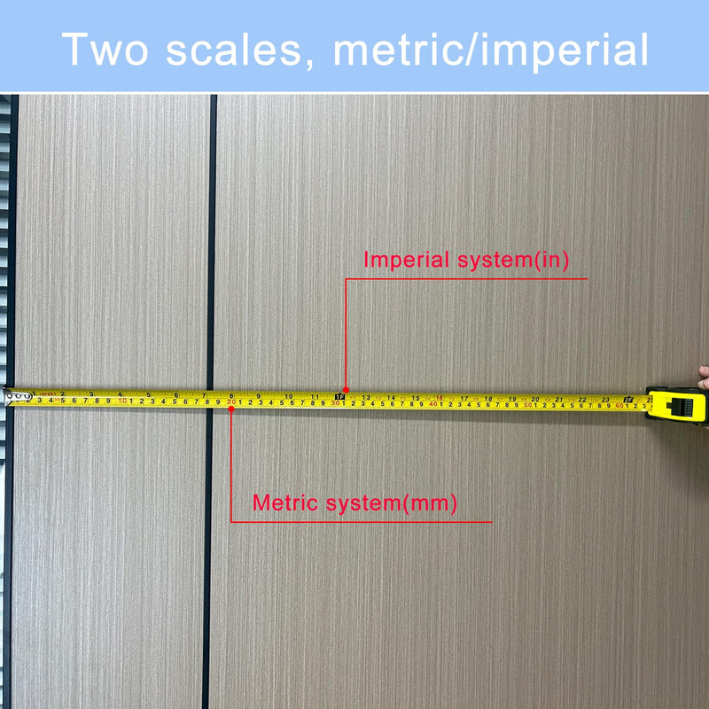 [Australia - AusPower] - Gentpovth Pack of 2 5 m Drop-proof Tape Measure with Shockproof Rubber Coating, Robust Professional Tape Measure Made of Steel in Industrial Quality, for a Wide Range of Measuring Tasks in Household, 