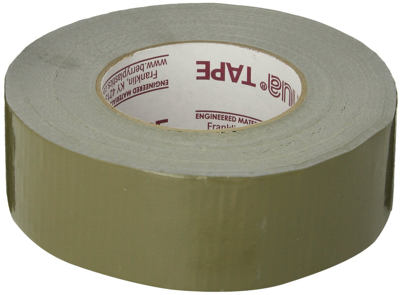 Nashua 2280 Olive Drab Green Duct Tape, All Purpose, Water Resistant, 1.89 Inch x 60 yds, 1 Roll OD Green 1.89" x 60yds
