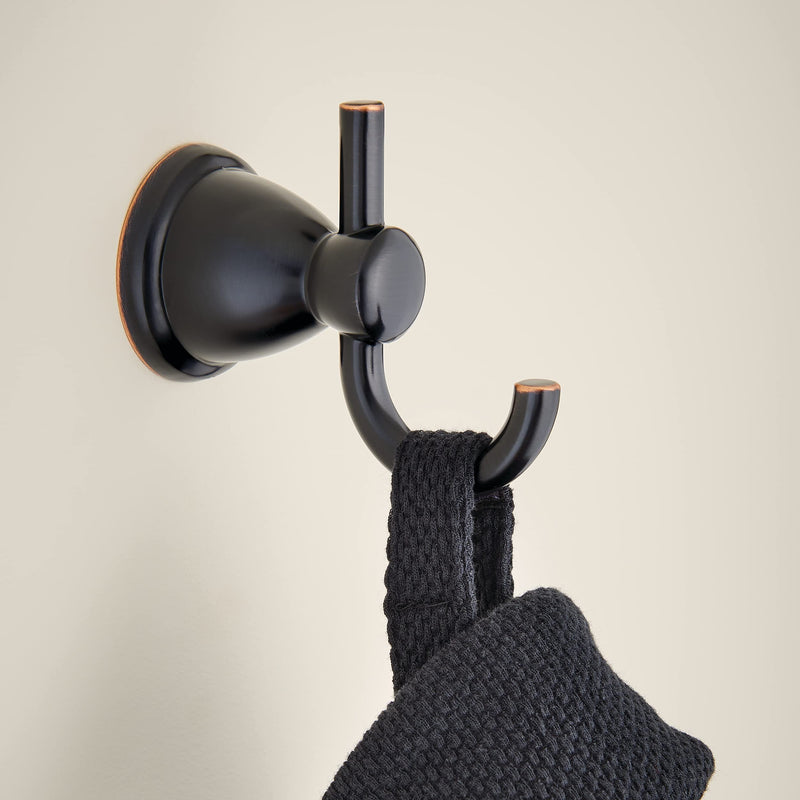Franklin Brass Kinla Towel Hook, Oil Rubbed Bronze, Bathroom Accessories, KIN35-ORB-1 (Pack of 2) 1 (Pack of 2)