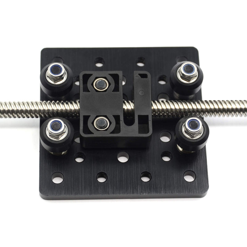 [Australia - AusPower] - Zeberoxyz 2PCS Anti-Backlash Nut Block for 8mm Diameter, 2mm Pitch 4mm Lead POM Screw Nut for CNC and 3D Printer (4mm Lead-2-heads) 4mm Lead-2-heads 