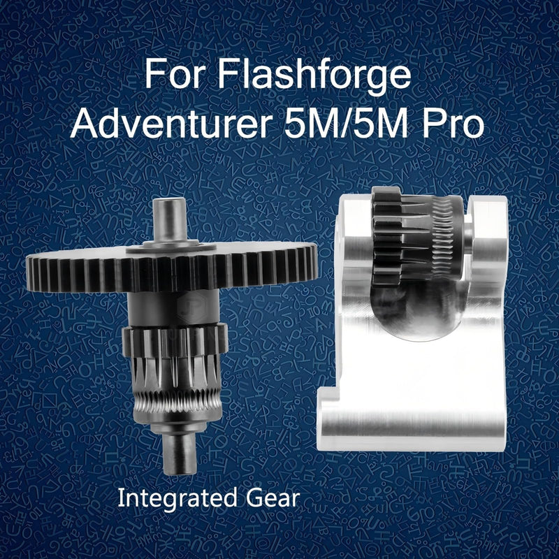 Upgrated AD5M Extruder Gear Kit for Adventurer 5M/5M Pro, Precision Molded Steel Gear, Compatible with Flashforge Adventurer 5M Nozzle, Hotend, Heatblock Accessories & 3D Printer Parts