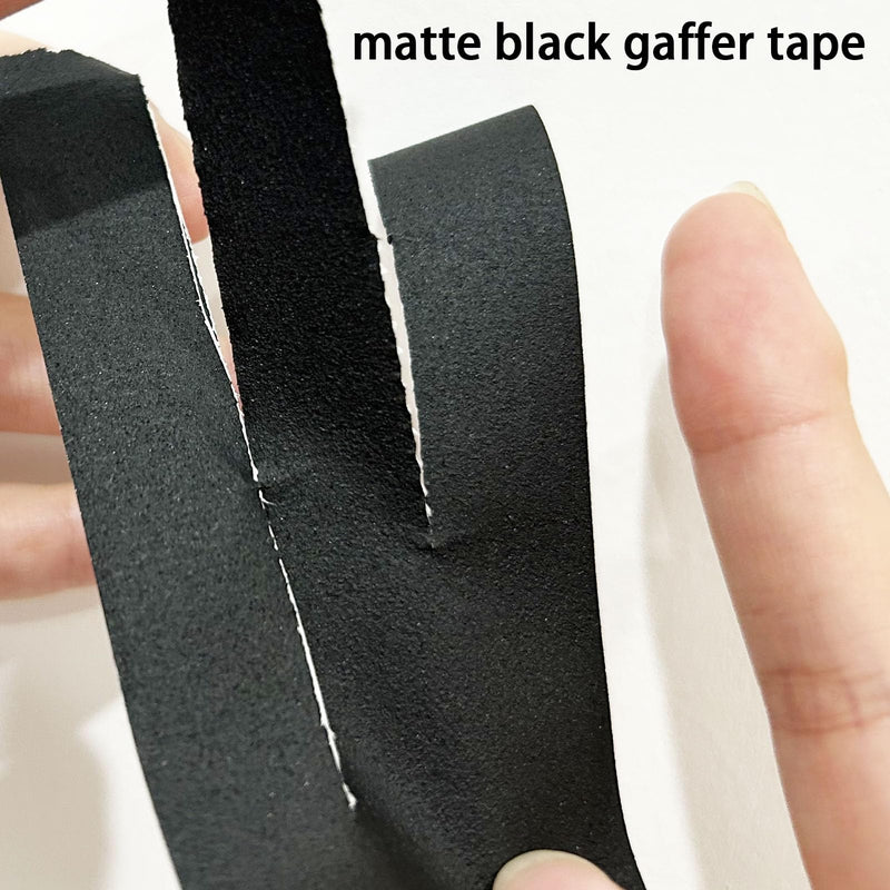 [Australia - AusPower] - ROSEUP Gaffer Tape, Heavy Duty Gaffers Tape, Non-Reflective, Multipurpose. 2 Inches x 30 Yards, Black 