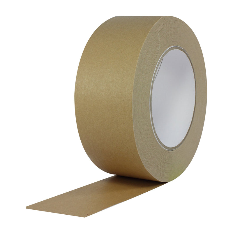 ProTapes Pro 184HD Rubber High Tensile Kraft Flatback Carton Sealing Tape with Paper & ProTapes Pro 183 Rubber Paper Carton Sealing Tape, 7.1 mils Thick, 55 yds Length x 3" Width