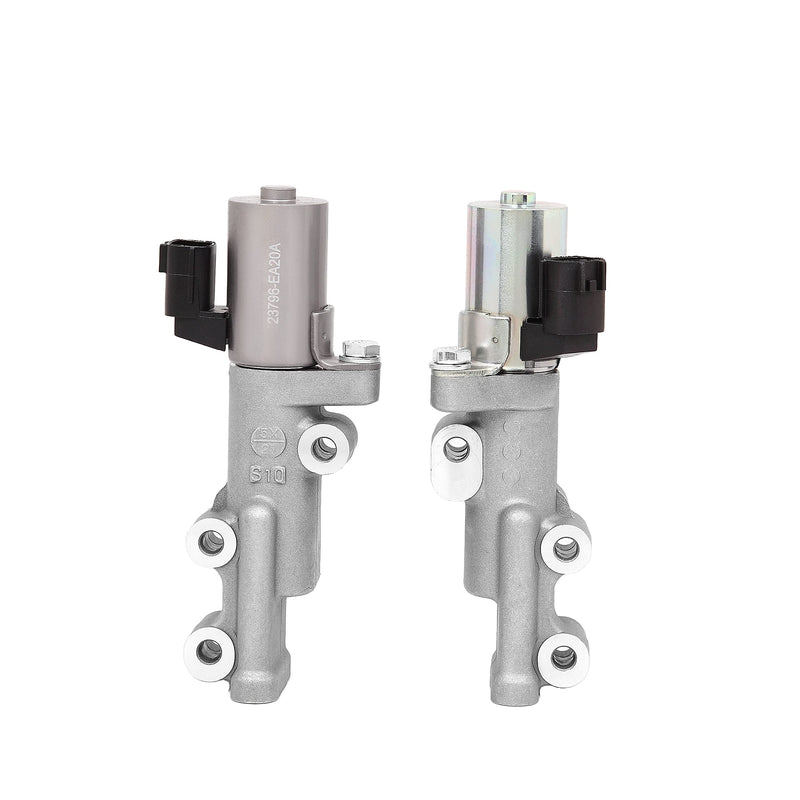 Engine Valve Variable Timing Solenoid Oil Control VVT Left Right Compatible with Nissan Frontier Pathfinder Xterra Quest Maxima Altima Murano 350Z OE# 23796-EA20A 23796EA20B 917-011 917-012 917-011+917-012