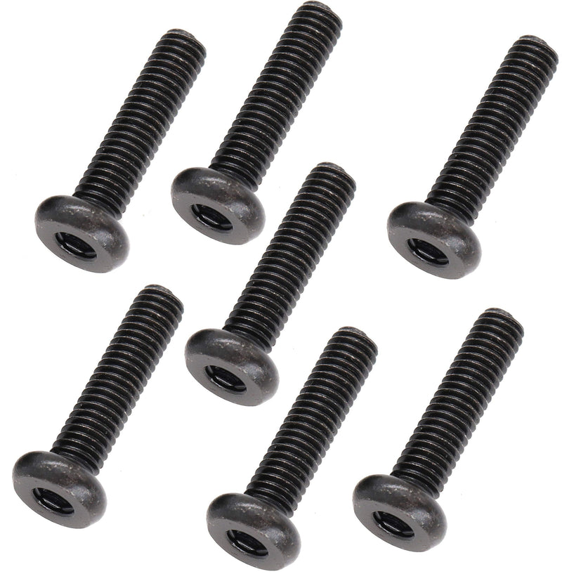 [Australia - AusPower] - binifiMux 12pcs Black 1/4-20 x 2-3/4" Hex Socket Cap Screws Bolts for Furniture Chair Table Desk Crib Bed, Full Thread 12pcs 1/4 - 20 x 2-3/4" 