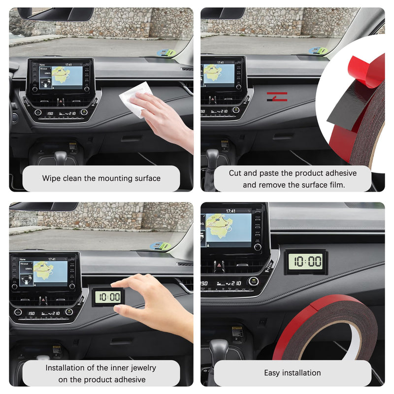 16.40Ft Automotive Tape Stick Car Emblems,Waterproof Automotive Double Sided Tape for Exterior Car Trim Adhesive,Universal Strong Auto Trim Adhesive Fit Door Panels,Car Mirrors