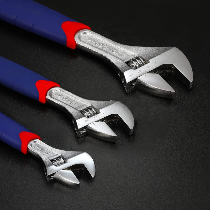 [Australia - AusPower] - WORKPRO Torpedo Level & WORKPRO 3-piece Adjustable Wrench Set 