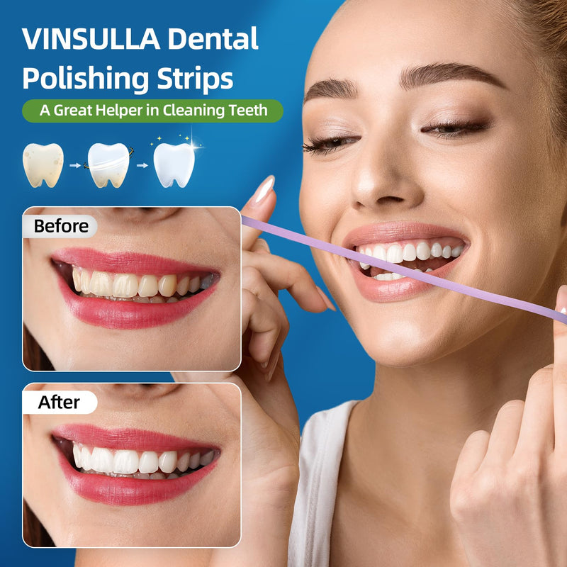 [Australia - AusPower] - Dental Polishing Strips 3-Roll Set for Customized Oral Care 