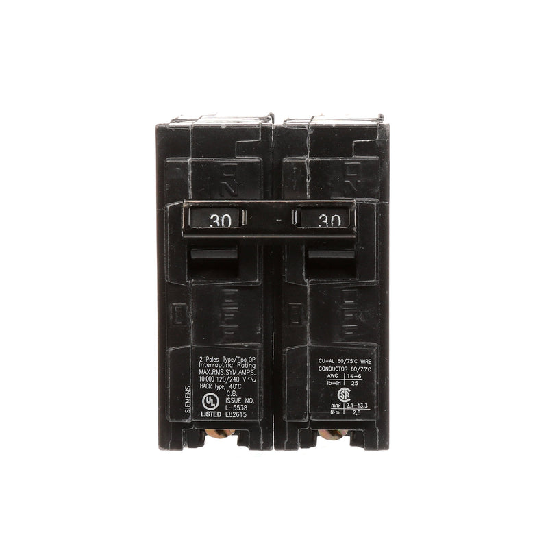 [Australia - AusPower] - SIEMENS Q230 30-Amp Double Pole Type QP Circuit Breaker 30 Amp 1 Pack 