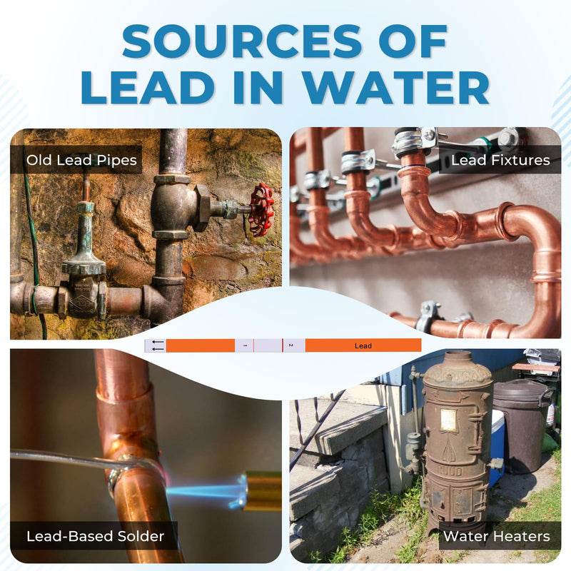 [Australia - AusPower] - Lead Water Test Kit: Accurate Lead Detection to 5 PPB & Results in 10 Minutes - at Home Water Lead Testing Kit for Drinking Water & Tap & Well Water 