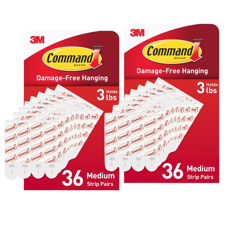 Command Medium Refill Adhesive Tape Strips (72 Strips) 72 Strips