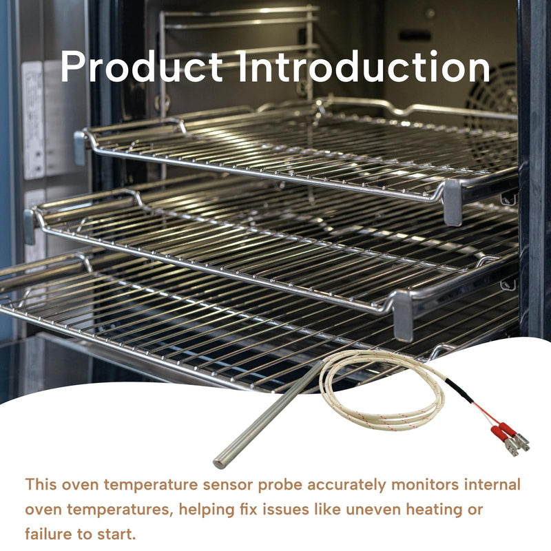 [Australia - AusPower] - 353589-1 Oven Temperature Sensor Probe Replacement for Commercial Electric Ovens Fit for Vulcan Hart Ranges Models Temp Sensor Part Replace 44-1235 00-353589-00001 VH353589-1 