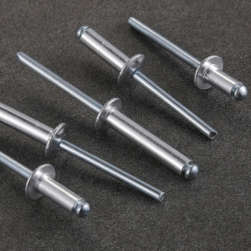 [Australia - AusPower] - (250Pcs) 3/16"x1/2" Aluminum blind pro Rivets,Aluminum Grip and Steel Mandrel 3/16"x1/2" 