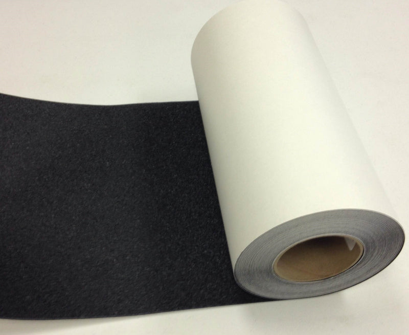 Safe Way Traction 12" Wide x 10 Foot Roll of Black Adhesive Coarse Textured Vinyl NO GRIT Anti Slip Non Skid Safety Tape Boats Jet Skis Surf Boards 4200-12-10