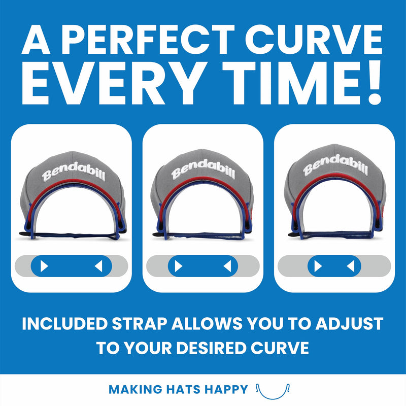 [Australia - AusPower] - Bendabill(Pro) Hat Brim Bender - The Perfect Curve Guaranteed - Shaper Curver Tool For All Hats, Steaming Optional - U.S. Patent Pending 