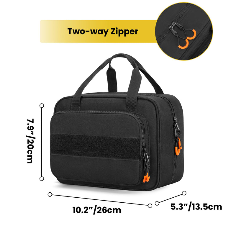 [Australia - AusPower] - Carrying Bag Compatible with Fluke Digital Multimeter/325 Clamp Multimeter, Electric Tester Tool Storage Bag with Multiple Pockets for Electrician (Bag Only) 