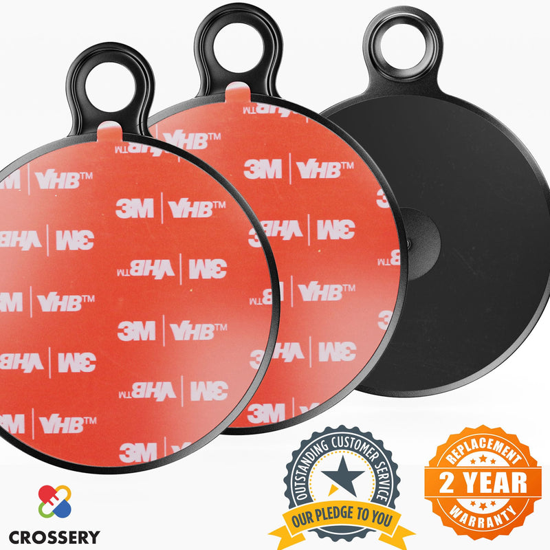 [Australia - AusPower] - Dashboard Pad Mounting Disk for Suction Cup - 3M Phone Car Mount Adhesive Replacement Pad - Ultra Sticky Adhesive Disc for Dash Cam, Fit for Garmin, Tomtom GPS & iOttie Car Mount - 75mm 3-Pack 