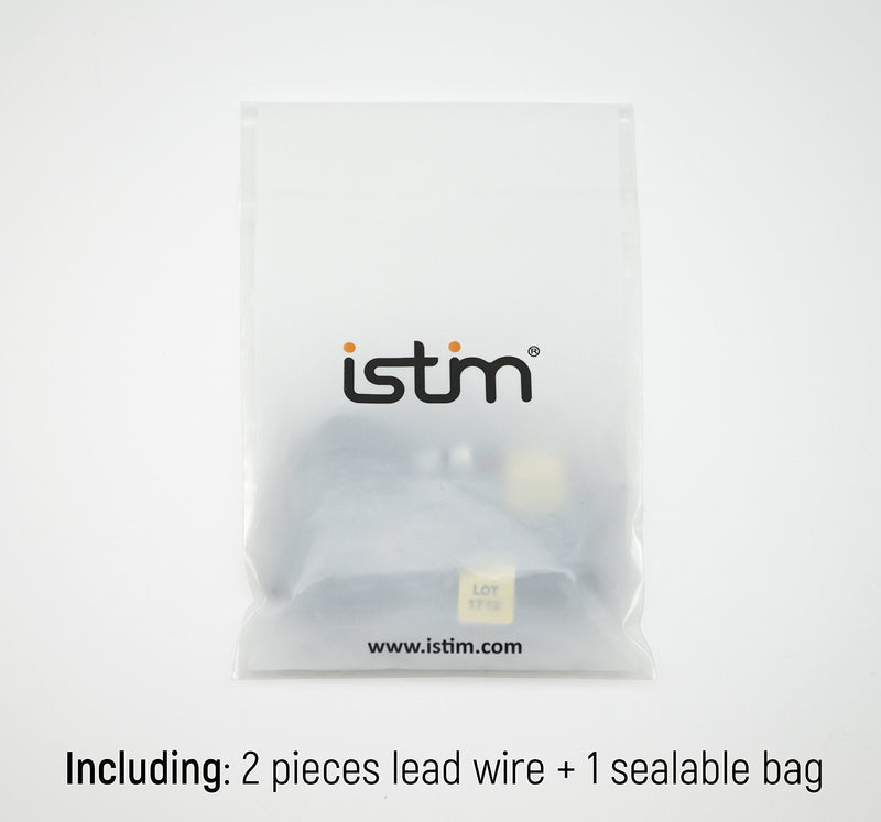 [Australia - AusPower] - iStim 45" Lead Wires Replacement for TENS/EMS/IF Electrodes Units Pads /?2mm pin Cable connectors (2 Pieces) 2 Pieces 