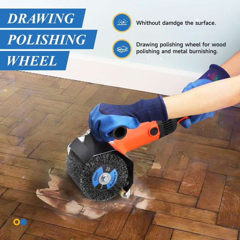 [Australia - AusPower] - MOGRQAP Sanding Roller Brush 120 x 100 x 19 mm Grit 40 Sanding Sleeves Sanding Roll Brush Sanding Rollers for Satin Machine Wood Metal Surface Polishing Körnung 40 