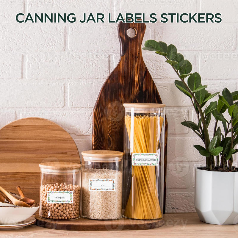 Cozary Self-Adhesive Labels Pack of 500, 7.5 x 3.5 cm, 6 Designs, Can Be Written On 500Pcs