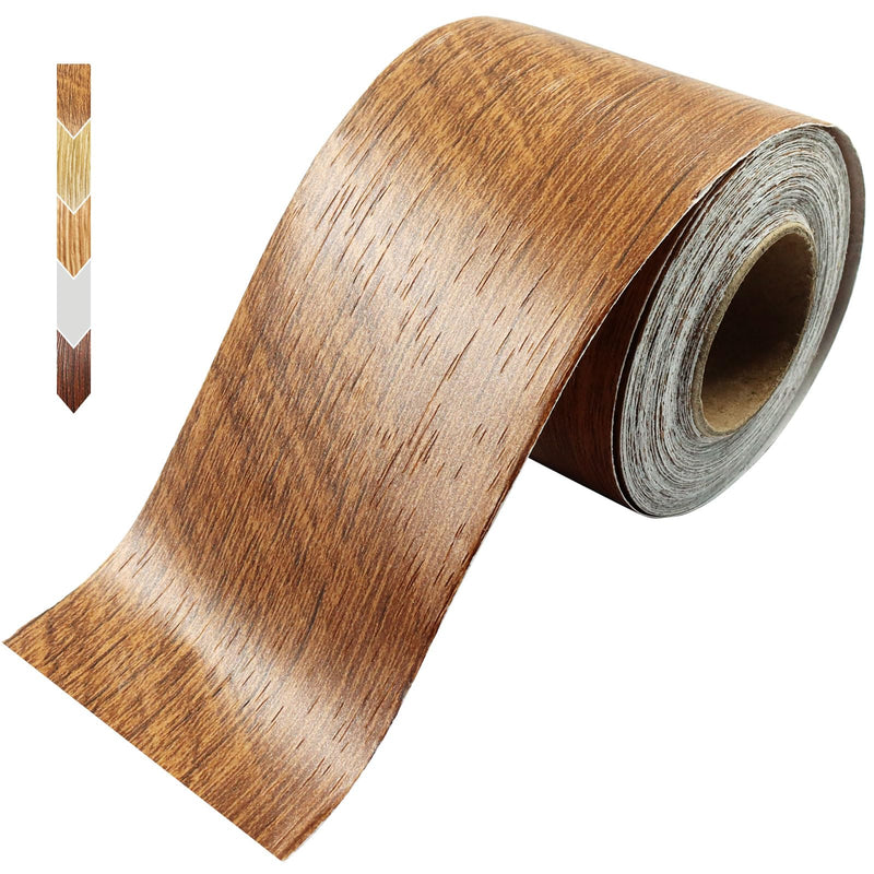 Hordion Wood Grain Repair Tape, 2" x 33ft Self Adhesive Repair Patch Tape for Furniture Cabinets Doors Windows Floors Handicraft DIY, Begonia Wood