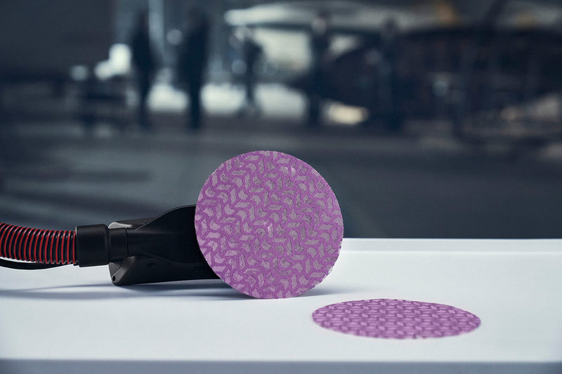 [Australia - AusPower] - 3M Xtract Cubitron II Grid Mesh Sanding Disc 710W 150 mm 220+ Unperforated Purple 220 cm 