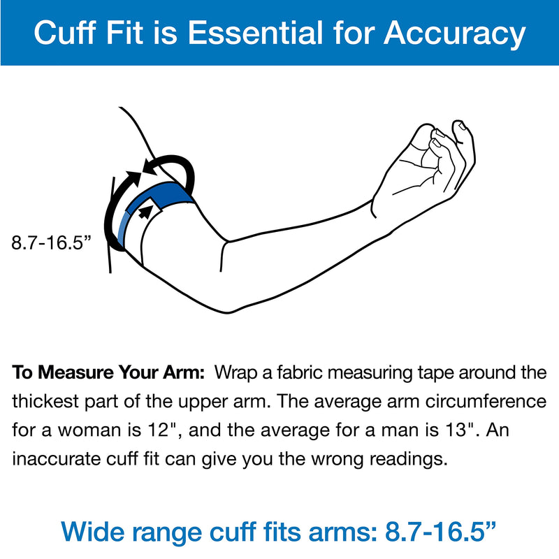 [Australia - AusPower] - Microlife Replacement Blood Pressure Cuff (Standard Size (8.7-16.5 inch)) Standard Size (8.7 - 16.5 Inch) 