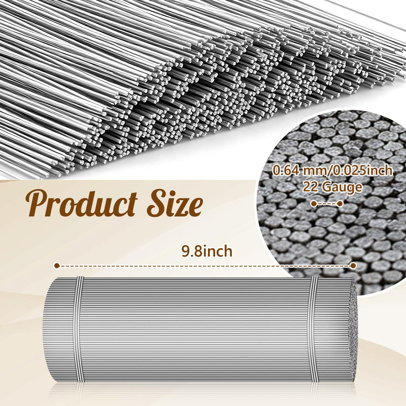 1000 Pcs Bundle 22 Gauge Galvanized Tag Wire 9.8" Tag Wire Ties Parts Inventory Labels for Auto Sales Repair Savage Retail 1000