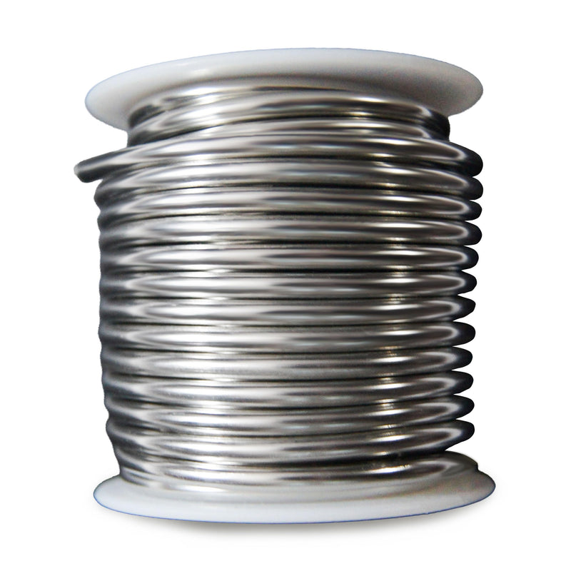AIM Lead-Free Plumbing Solder, Silver Bearing, 0.125inch dia, 1 Lb Spool 1lb-454g (3mm-0.125inch)