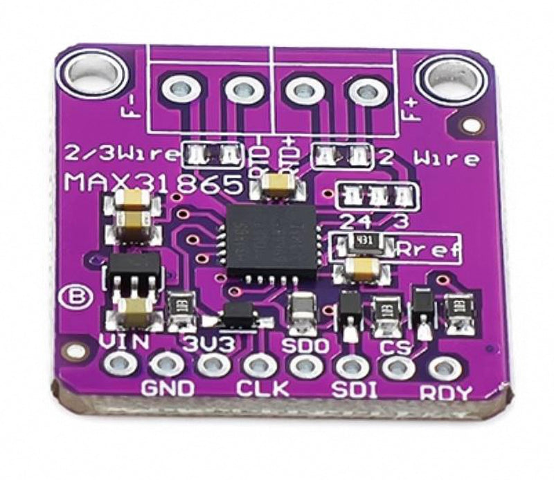 [Australia - AusPower] - 1 Set MAX31865 PT100/PT1000 RTD 3.3/5V Temperature Thermocouple Sensor Amplifier Board Temperature Detector Module with -50 to 200°C 0.5m 3 Wires PT100 RTD Sensor Probe 