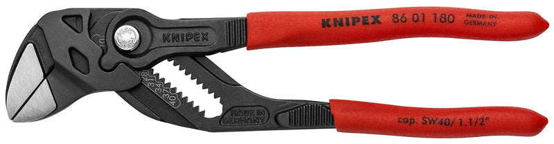 [Australia - AusPower] - KNIPEX Tools - Pliers Wrench, Black Finish (8601180), 7 1/4-Inch 7 1/4-Inch, Black Finish 