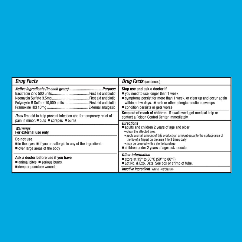 [Australia - AusPower] - CareAll Triple Antibiotic Ointment + Pain Relief 1.0 oz (4 Pack), Dual Action First Aid for Minor Scrapes, Cuts, and Burns to Help Prevent Infection While Providing Maximum Strength Pain Relief. 