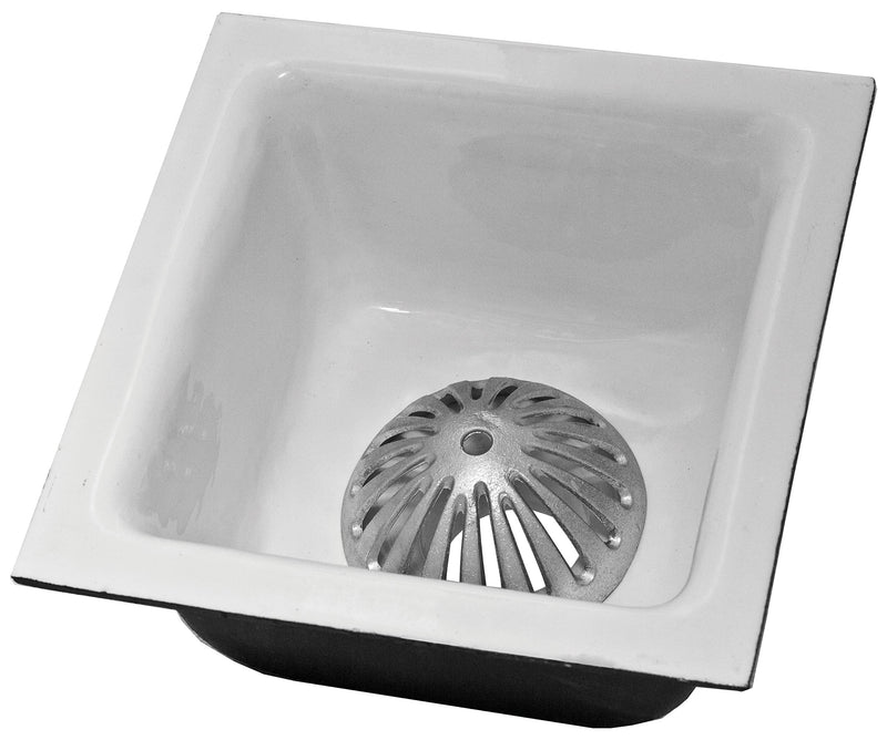 Aluminum Floor Drain Cover, Heavy Duty Dome Cover 5-1/2" (3pc) | Commercial Floor Drain Strainer, Preventing Leaves from Clogging the Drain,Fits Restaurant/Home/Garden,Drainage,Resists Rust Gray*3