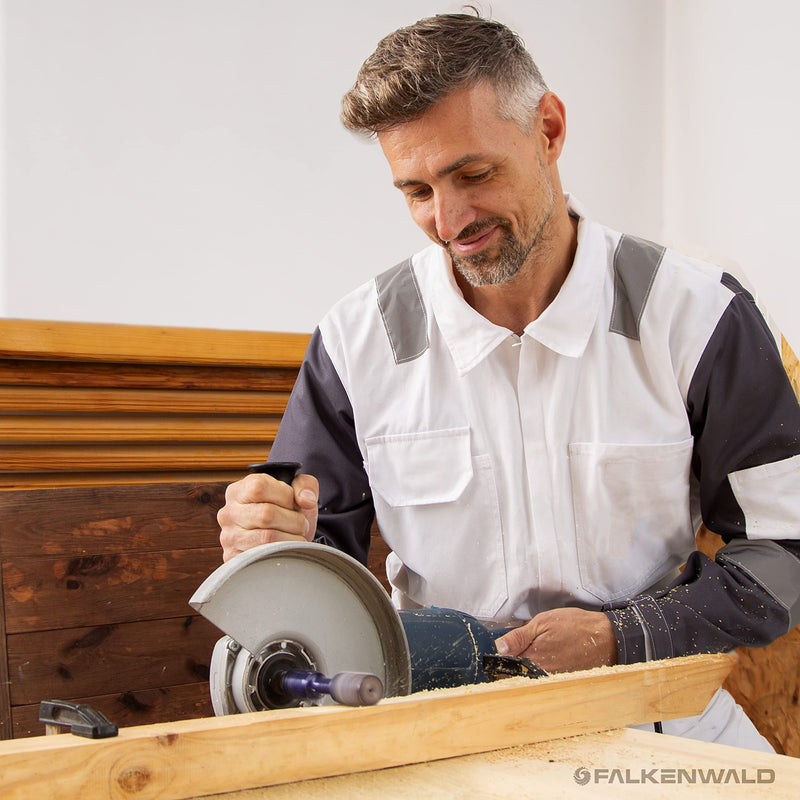 [Australia - AusPower] - FALKENWALD® Cylinder Cutter 25 mm Coarse - Angle Grinder Accessories for Woodworking - Milling Disc for Angle Grinder - Milling Drill Cutter - Cylinder Rasp Wood Diameter 25 mm coarse cylinder 