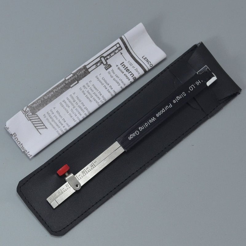RIVERWELD Hi-lo Welding Gauge Gage Internal Single Purpose Root Gap Checks Root Weld Space and Internal Misalignment Weld Gap Size Weld Height Weld Thickness Marks Inch